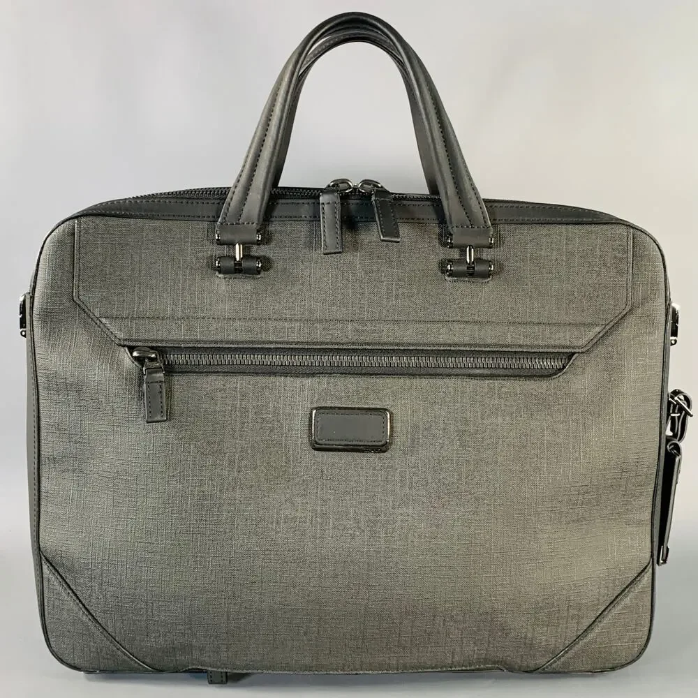 TUMI Black Coated Canvas Laptop Bag